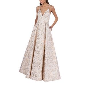 White Gold B Smart Prom Dress